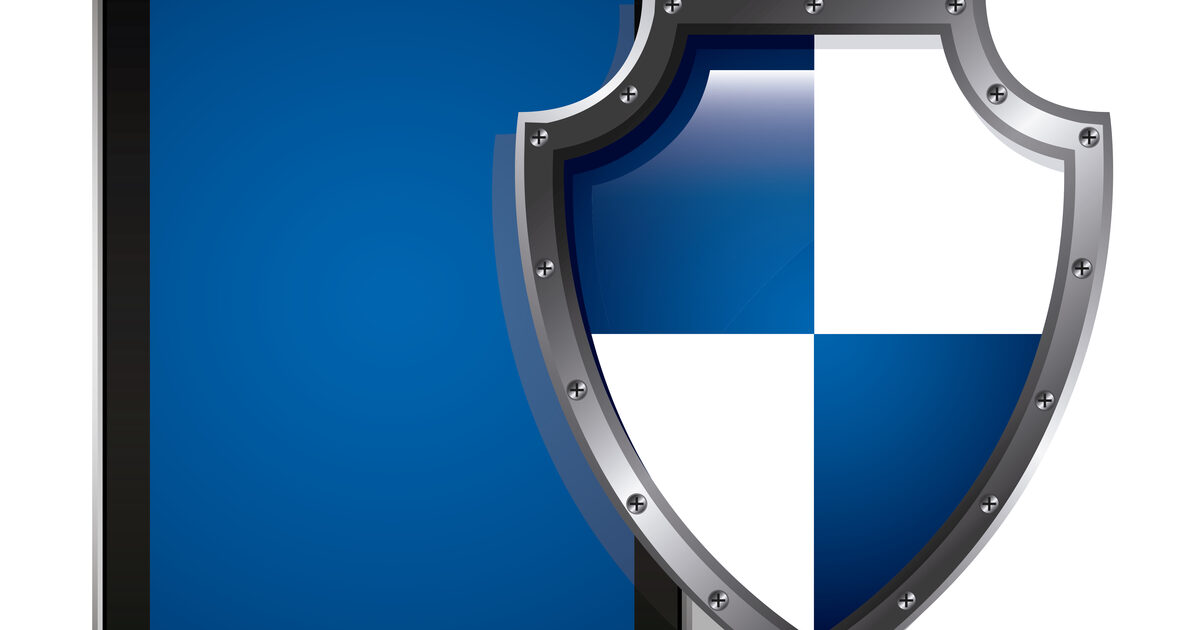 Shield protecting analytics data on a tablet, illustrating data retention periods and how long to keep visitor data