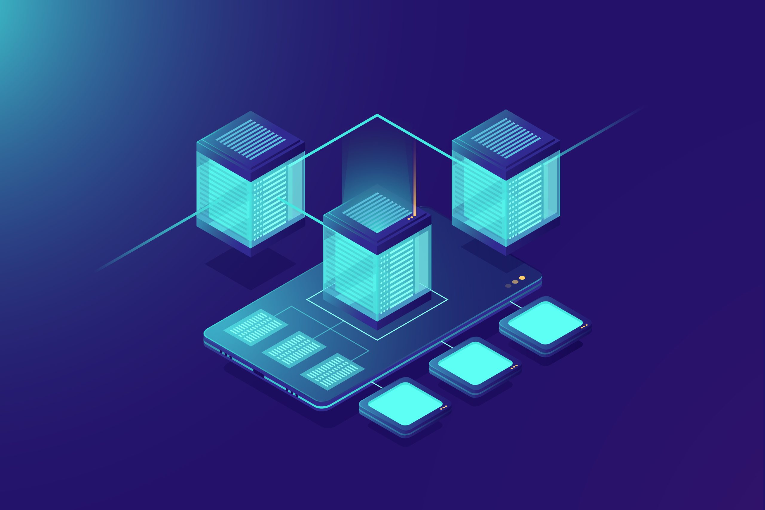 Server infrastructure diagram showing data flow for server-side tracking