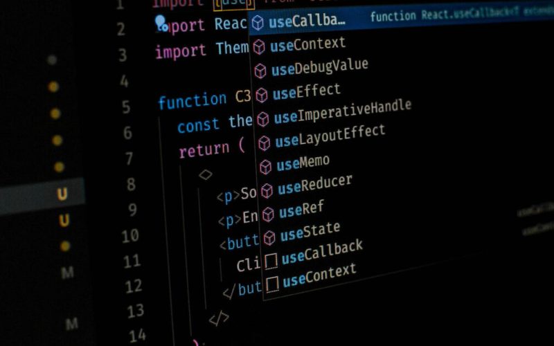 Source code open in a developer editor, illustrating how open-source analytics lets you audit the code